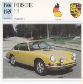 Porsche 911 S card, Dutch language, D5 019 03-16