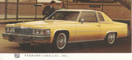 1977 Coupe DeVille, US fold-over postcard, 18,5 x 8,5 cm (closed)