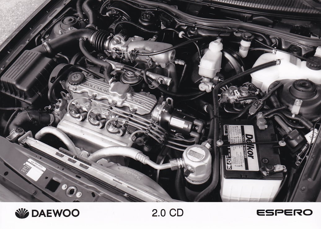 Daewoo  2.0 CD engine, press photo, Belgium, 1996