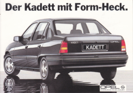 Kadett postcard, DIN A6-size, about 1977, German language