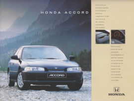 Accord specs. brochure, 12 pages, A4-size, c1992, Dutch language