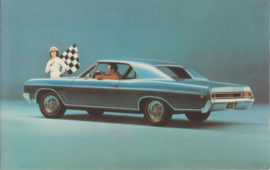 Skylark Gran Sport Hardtop Coupe, US postcard, standard size, 1966