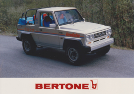 Bertone Freeclimber 4x4, press photo, Italy, 1990