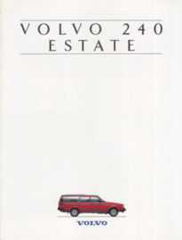 240 Estate Polar/GLE/Van Estate brochure, 4 pages, 1995, Dutch language