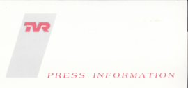 Press portfolio (2 sheets included), 4+2 pages, English language, about 1990 *