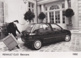 Renault Clio Baccara, press photo, Swiss, 1992