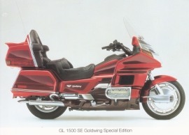 Honda GL 1500 SE Goldwing Special Edition postcard, 18 x 13 cm, no text on reverse, about 1994