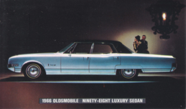 98 Luxury Sedan, US postcard, standard size, 1966,  # 111