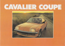 Cavalier Coupe, 4 pages, Dutch language, about 1979