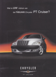 PT Cruiser leaflet, 2 pages, c2000, Dutch language