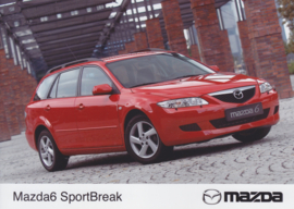 Mazda 6 Sportbreak, press photo, Dutch, 2003