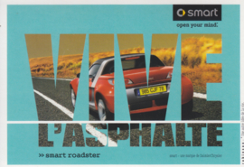 Roadster postcard,  DIN A6,  about 2005, French language, Cart-a-pub