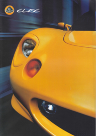 Elise sportscar, 6 pages, DIN A4-size, factory-issued, 1999, 4 languages (E/G/F/I)