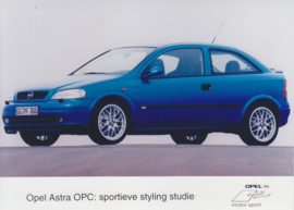 Opel  Astra OPC, press photo, Dutch, 1999