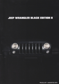 Wrangler Black Edition II, brochure, 12 pages, 07/2015, Dutch language (fb)