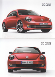 21st Century Beetle postcard set,  A6-size, 4 attached cards, Belgium