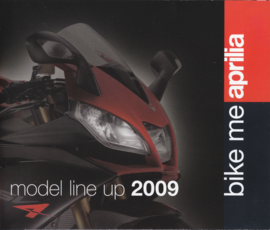 Aprilia 2009 program brochure, 30 pages, Dutch/French language