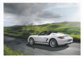 Boxster Spyder postcard,  DIN A6 size, factory issue, about 2010