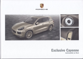 Cayenne Exclusive brochure, 44 pages, 04/2014, hard covers, German