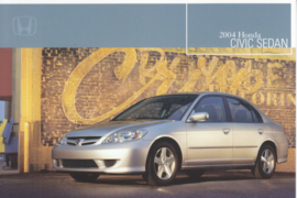 Civic Sedan, US postcard, continental size, 2004, # ZO2415