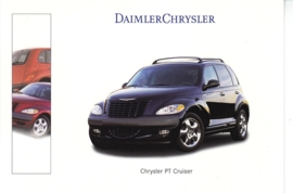 Chrysler PT Cruiser, A6-size postcard, Geneva 2000 French