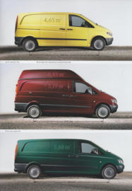 Mercedes-Benz Vito brochure, 36 pages, 04/2003, Dutch language