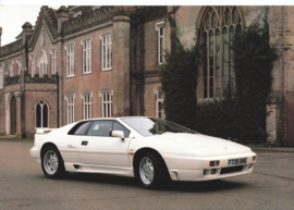 Esprit Turbo SE sportscar, 2 page leaflet, DIN A4-size, c1990, factory-issued, English