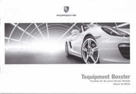 Boxster Tequipment pricelist, 40 pages, 01/2012, German