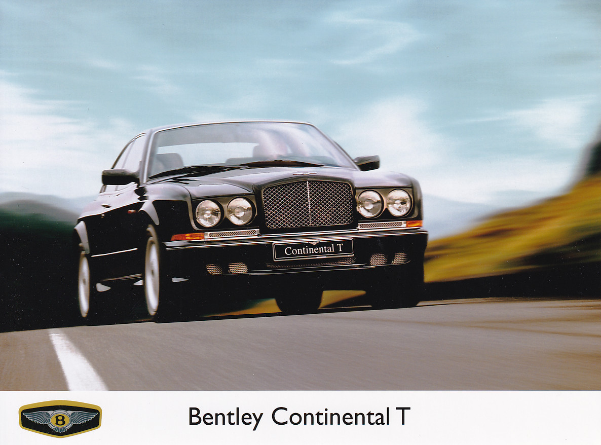Bentley Continental T, press photo, UK, 1997