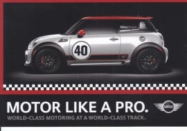 Cooper S 'motor like a pro', postcard, DIN A6-size, about 2014, English language