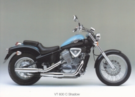 Honda VT 600 C Shadow postcard, 18 x 13 cm, no text on reverse, about 1994