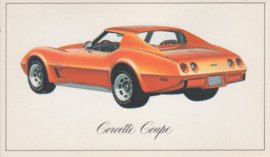 Corvette Coupe,  US postcard, standard size, 1976