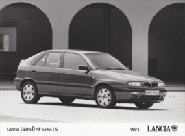 Lancia Delta HF turbo LS - factory photo - 09/1993