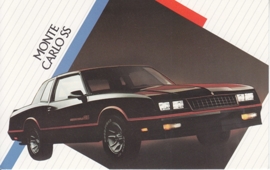 Monte Carlo SS,  US postcard, standard size, 1986