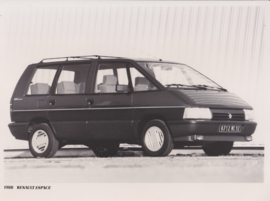 Renault Espace MPV, press photo, Belgium, 1/1988