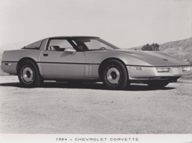 Chevrolet Corvette Coupe - press photo - USA - 1984