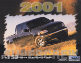 F-150 Supercrew Pick-up leaflet, 2 pages, English language, 2001, USA