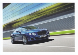 Continental GT Speed, A6-size postcard, about 2014, English