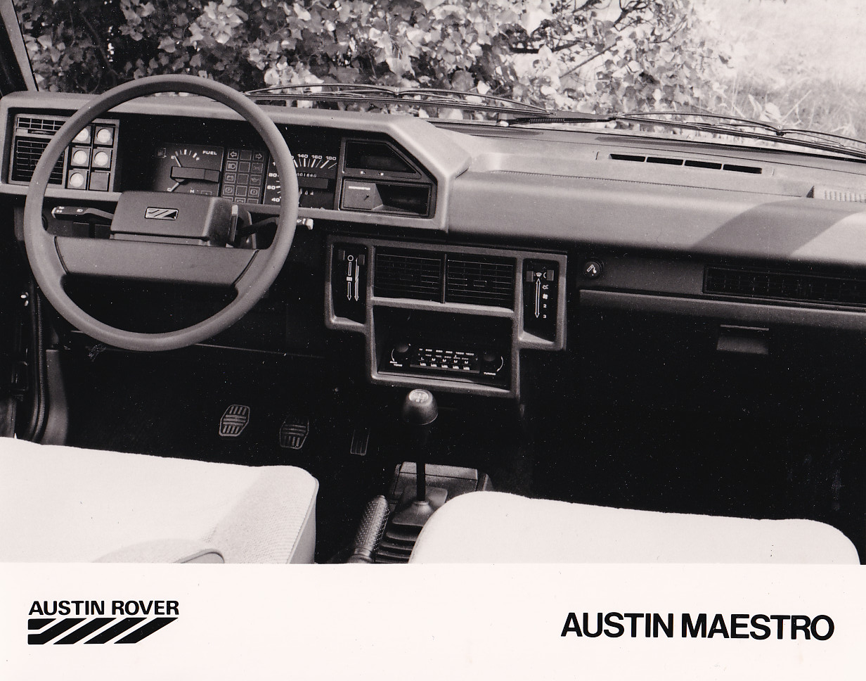 Austin Maestro interior, press photo, Germany, 1984
