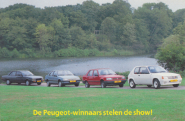 Program 4 models postcard, A6-size, 1989, Dutch language