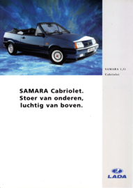 Samara Cabriolet brochure, 4 pages, 06/1995, Dutch language