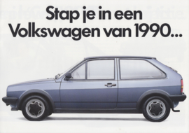 Polo 1.3 /1.3 Coupé brochure, 4 pages,  A4-size, Dutch language, 12/1989