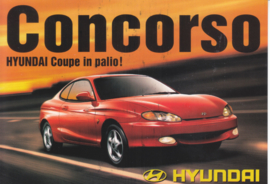 Coupe 2000 FX 16V, DIN A6-size postcard, Italian language, 1997, Swiss
