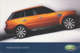 Range Rover Sport, DIN A6-size, advertising postcard, Belgium issue