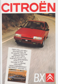 BX brochure, 44 pages, 7/1987, German language