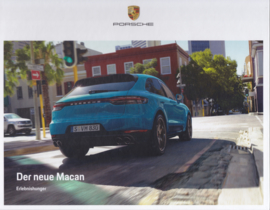 Macan new model brochure, 36 pages, 10/2018, hard covers, German language