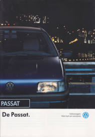 Passat Sedan brochure, 32 pages + specs.,  A4-size, Dutch language, 8/1991 (Belgium)