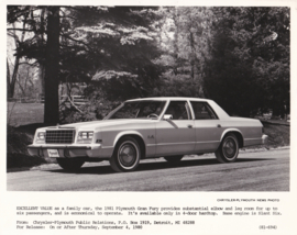 Gran Fury Sedan, large press photo, USA, # 81-694