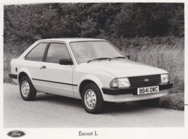 Ford  Escort L 3-Door Hatchback, press photo, UK, 1984