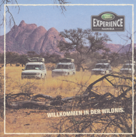 Experience - Namibia folder, 8 square pages, German language, about 2003